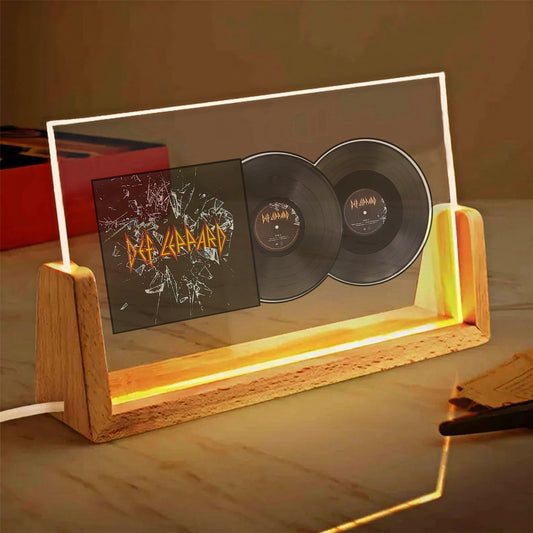 Def Leppard Hysteria Acrylic Light – Iconic Rock Album Vinyl LED Display
