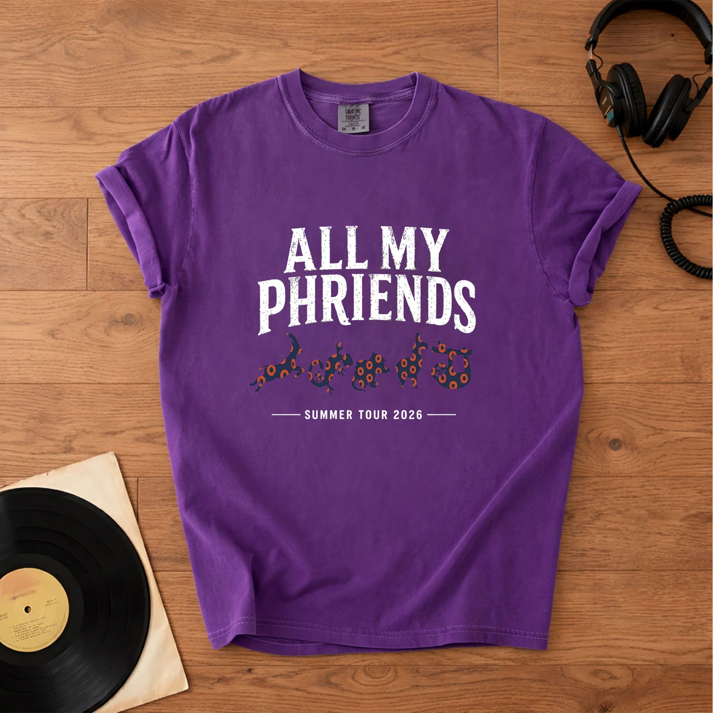 All My Phriends Phish Summer Tour 2026 T-Shirt – Retro Rock Music Phish Bands Merch Tee