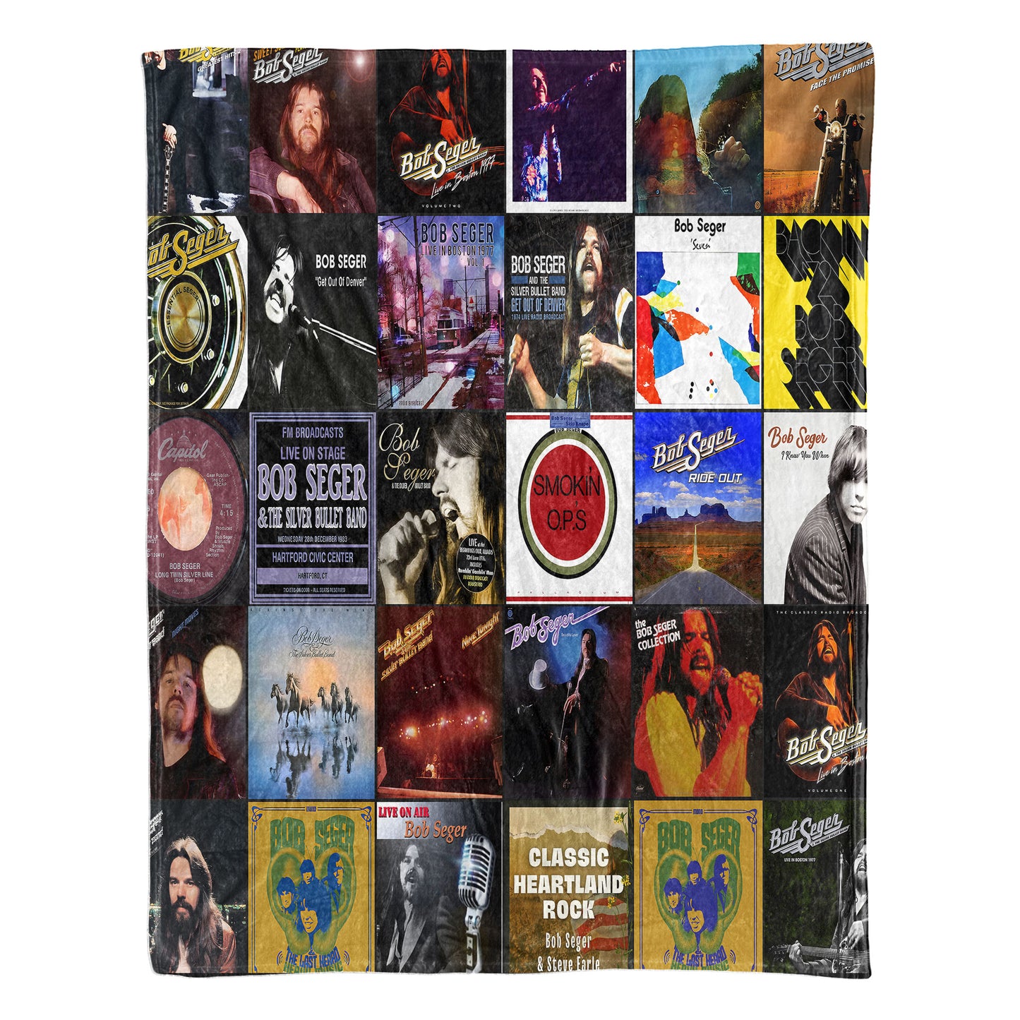 Bob Seger Sherpa Blanket – A Heartland Rock Tribute for True Fans