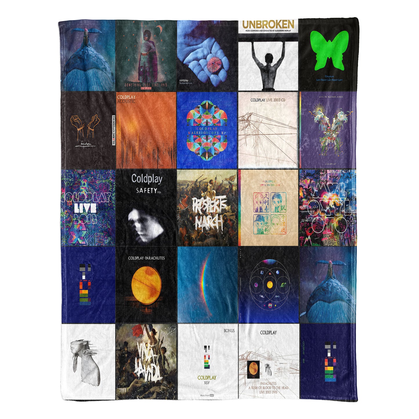 Coldplay Sherpa Blanket – A Colorful, Dreamlike Tribute for True Fans