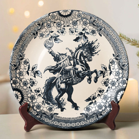 Headless Horseman Gothic Ceramic Plate