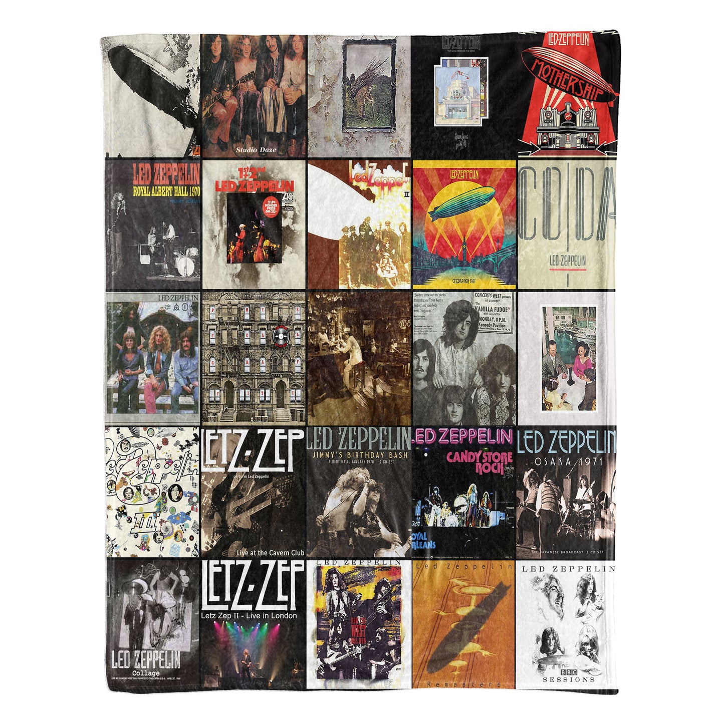 Led Zeppelin Sherpa Blanket – A Legendary Album Cover Tribute for True Rock Fans