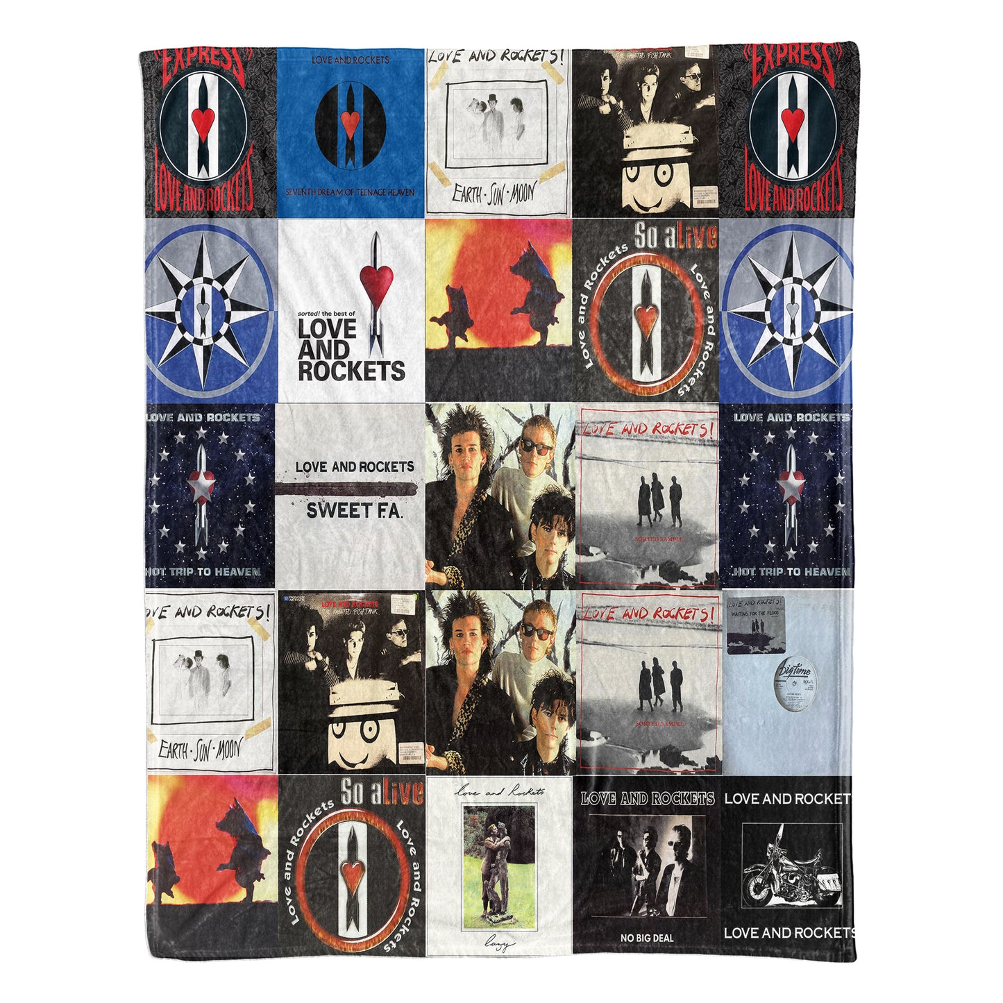 Love and Rockets Sherpa Blanket – A Darkwave & Alt-Rock Tribute for True Fans
