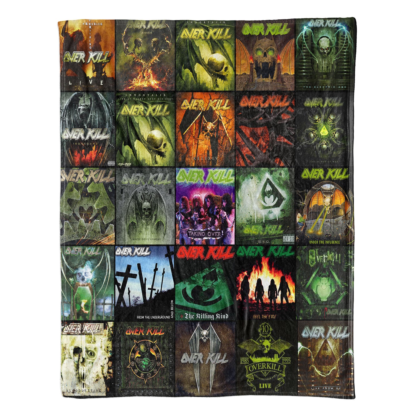 Overkill Sherpa Blanket – A Thrash Metal Time Capsule for True Fans