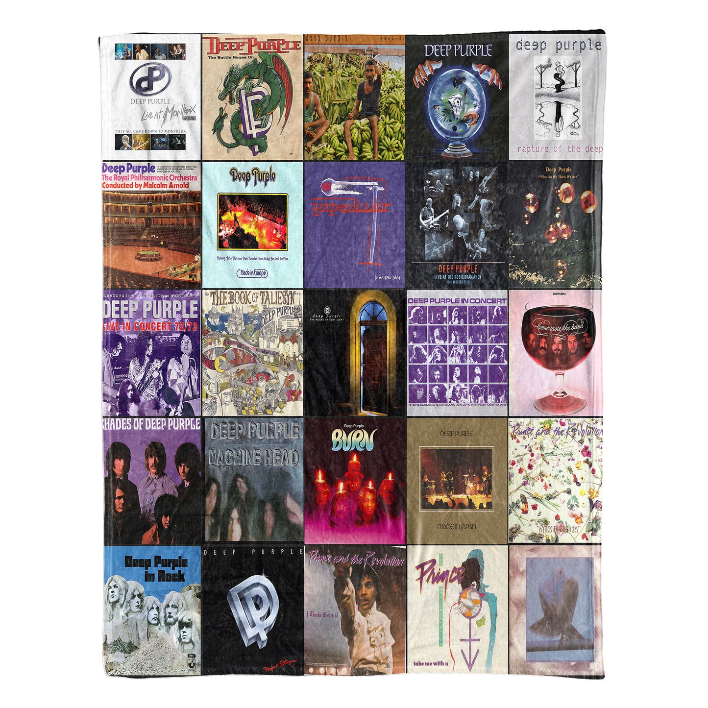 Deep Purple Sherpa Blanket – Classic Rock Warmth for True Legends Fans