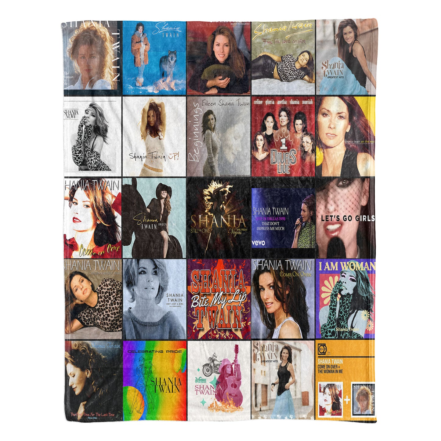 Shania Twain Sherpa Blanket – A Country-Pop Icon Tribute for True Fans