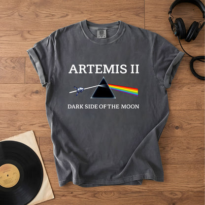Cosmic Prism Comfort Tee – Space & Retro Rock Inspired Graphic Shirt