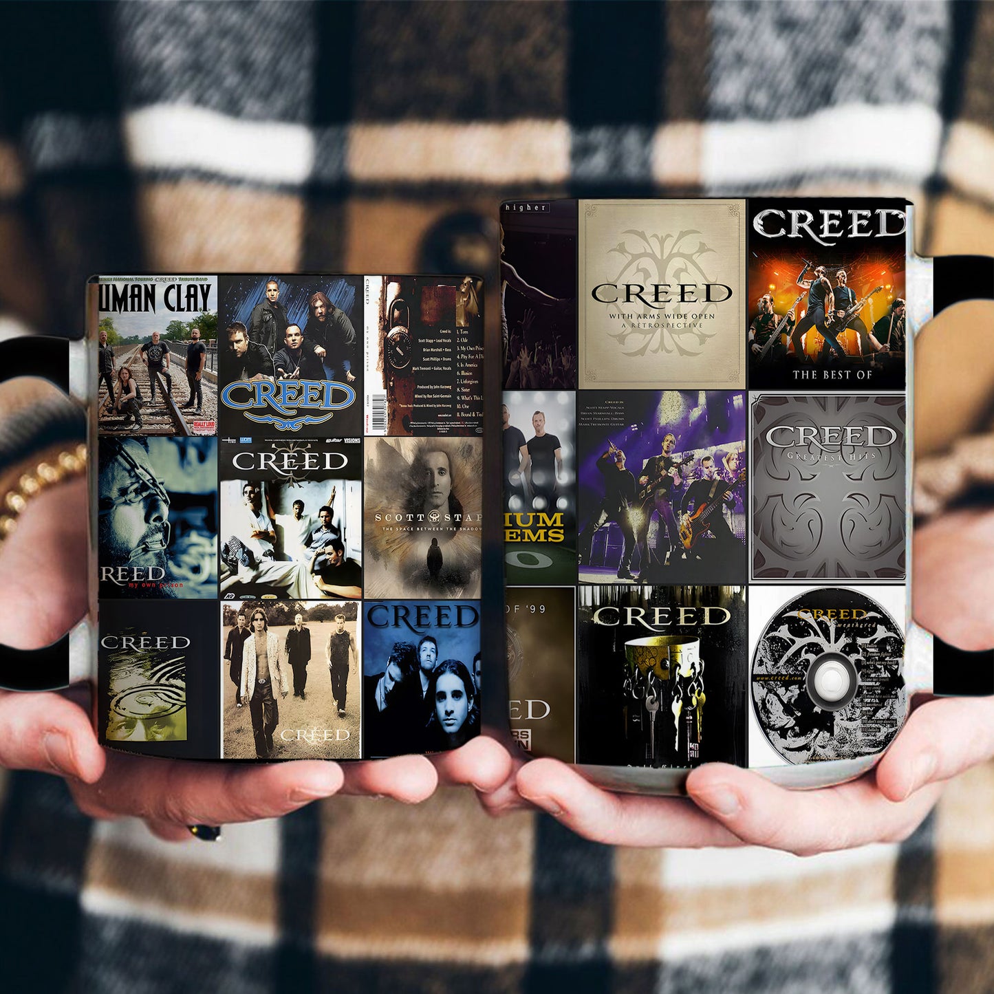 Creed Accent Mug – Classic Album Cover Collage Gift