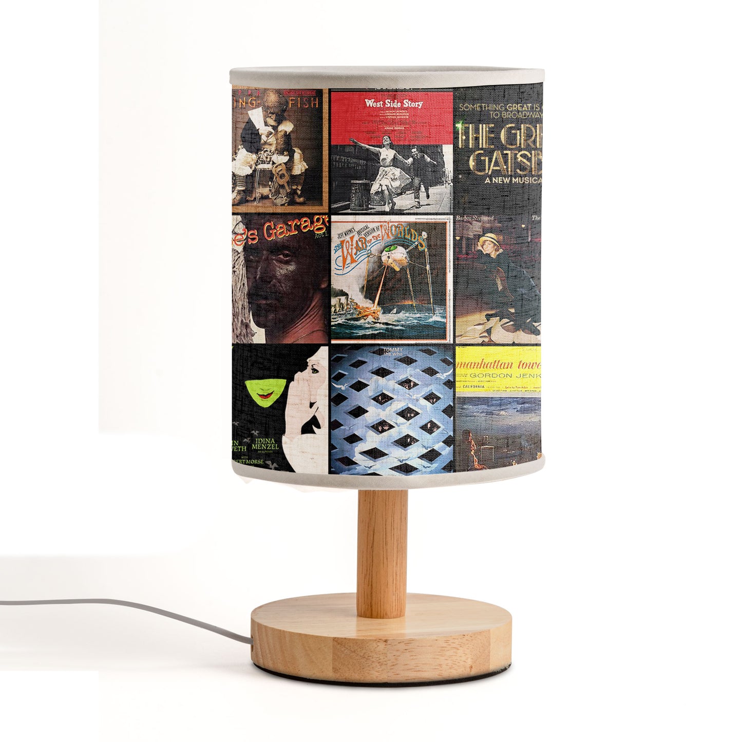 Broadway Classics Fabric Lamp – A Cozy Tribute to Timeless Musicals