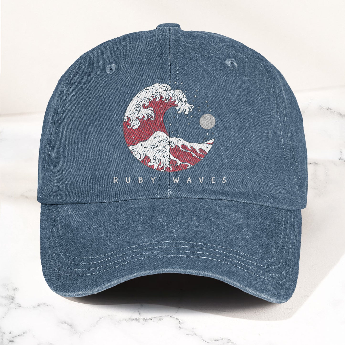 Phish Ruby Waves Denim Cap – Retro Music Phish Cap Gift For Dad (With Box)