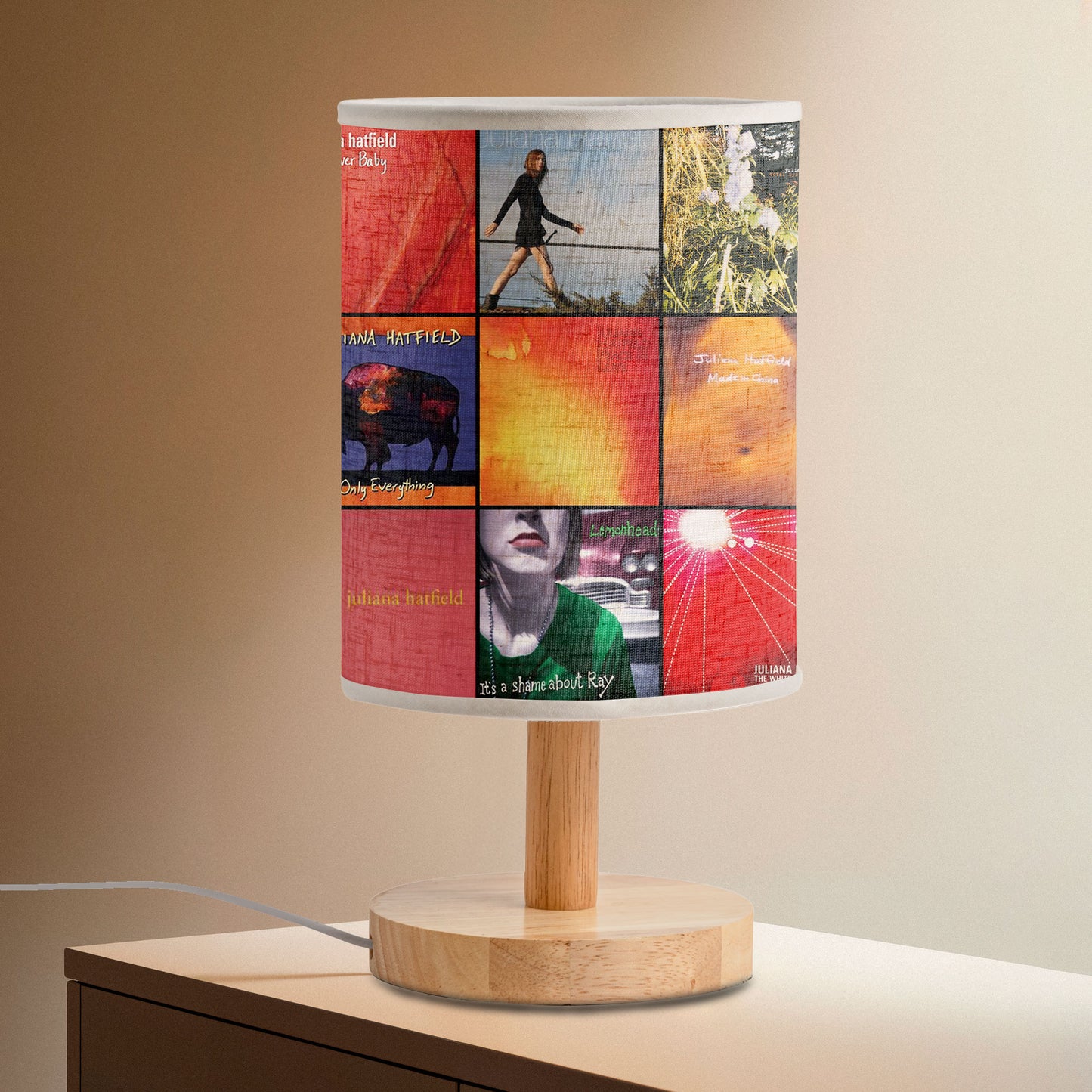 Juliana Hatfield Album Art Collage Lamp