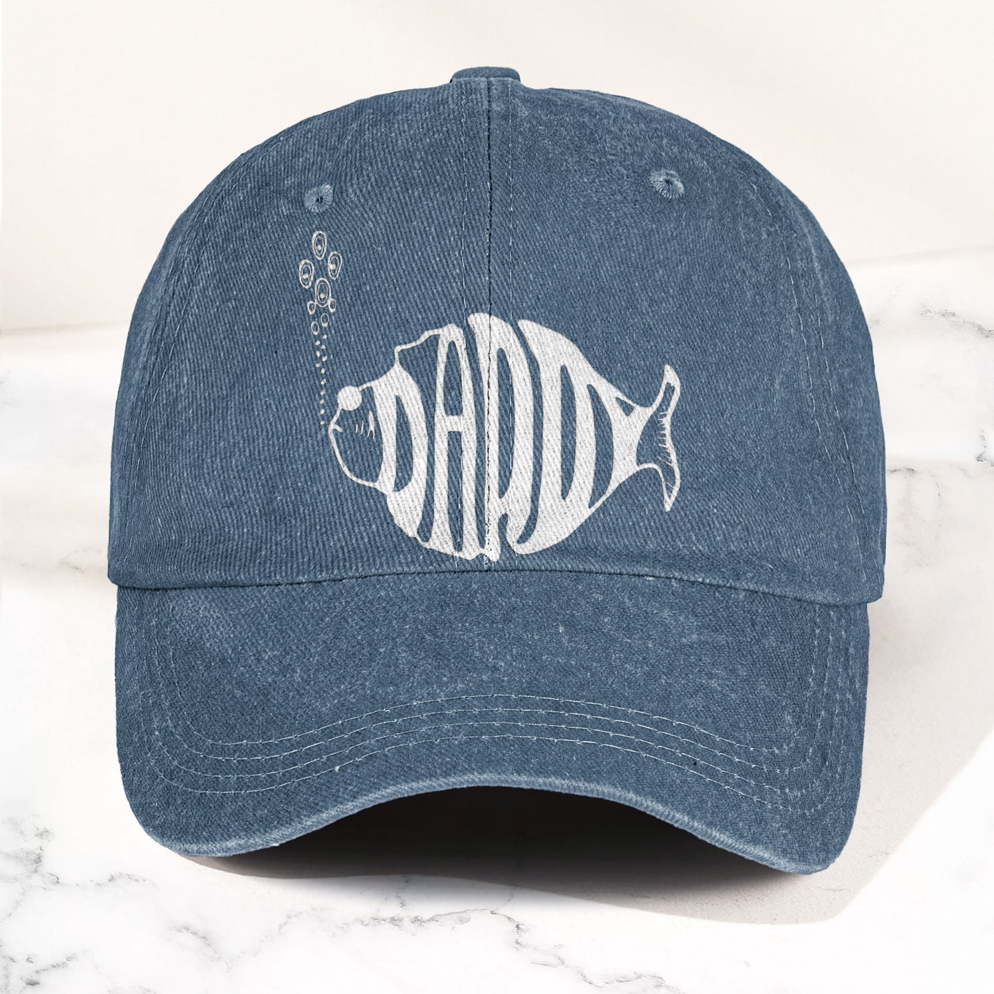 Phish Daddy Fish Logo Denim Cap – Retro Music Fan Concert Cap Gift For Dad Father's Day (With Box)