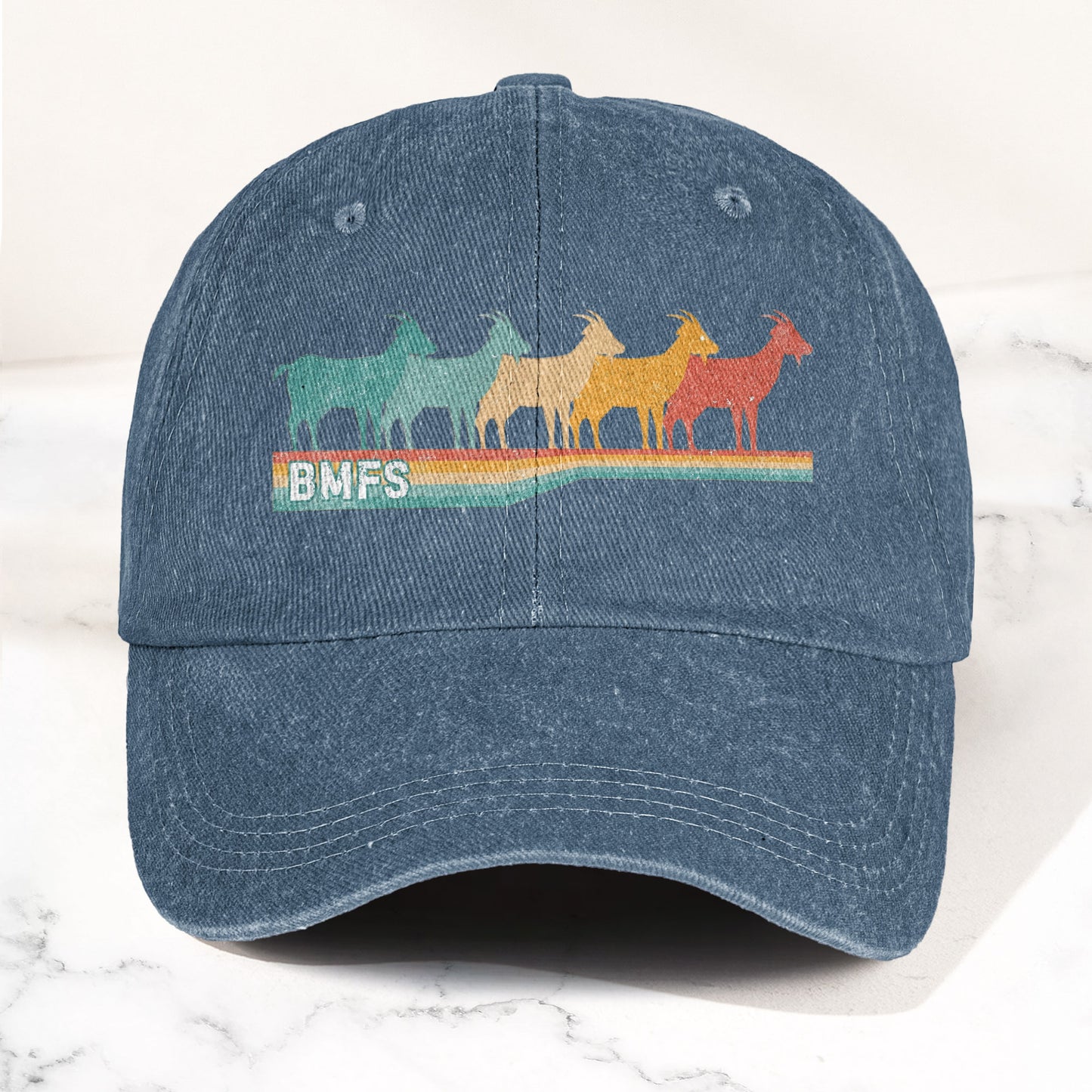Billy Strings Cosmic Bluegrass BMFS GOAT Retro Vintage Music Merch Denim Cap – Retro Vintage Dad Cap Gift For Dad (With Box)