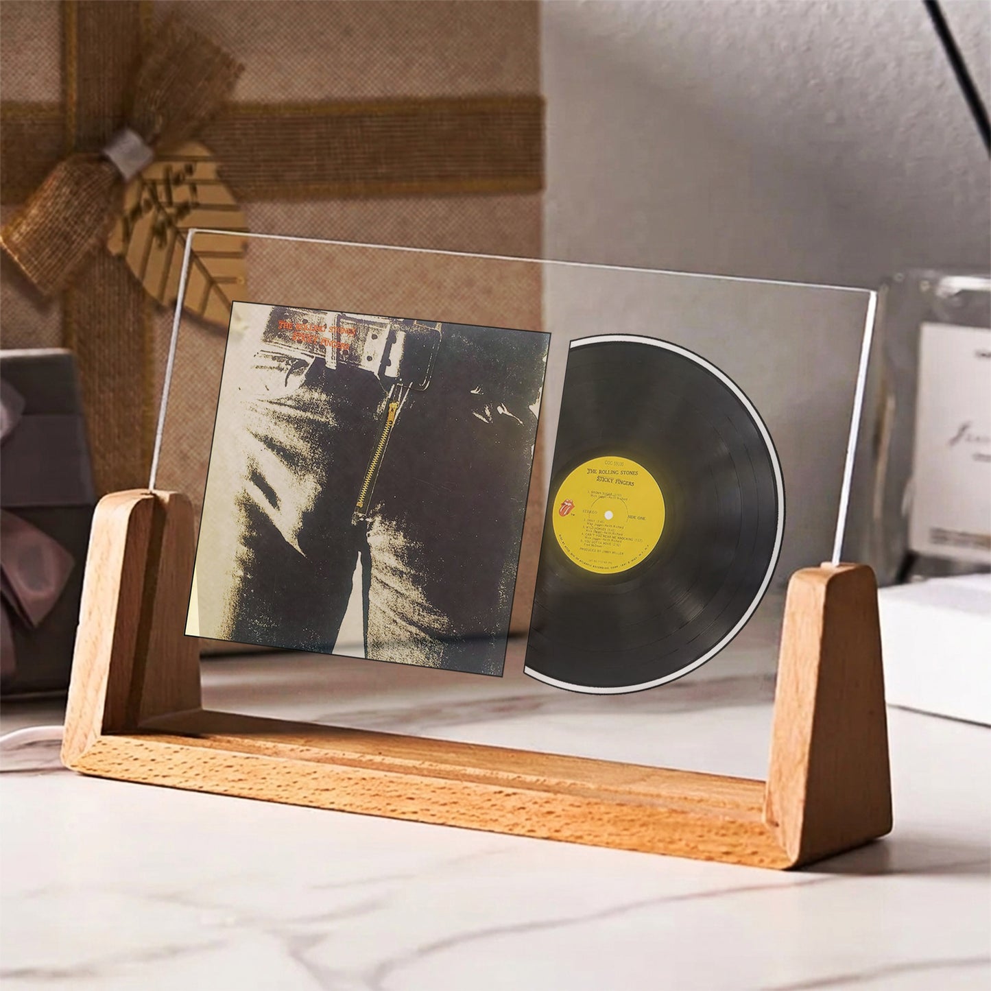 The Rolling Stones Sticky Fingers Acrylic Light – Iconic Album Vinyl LED Display