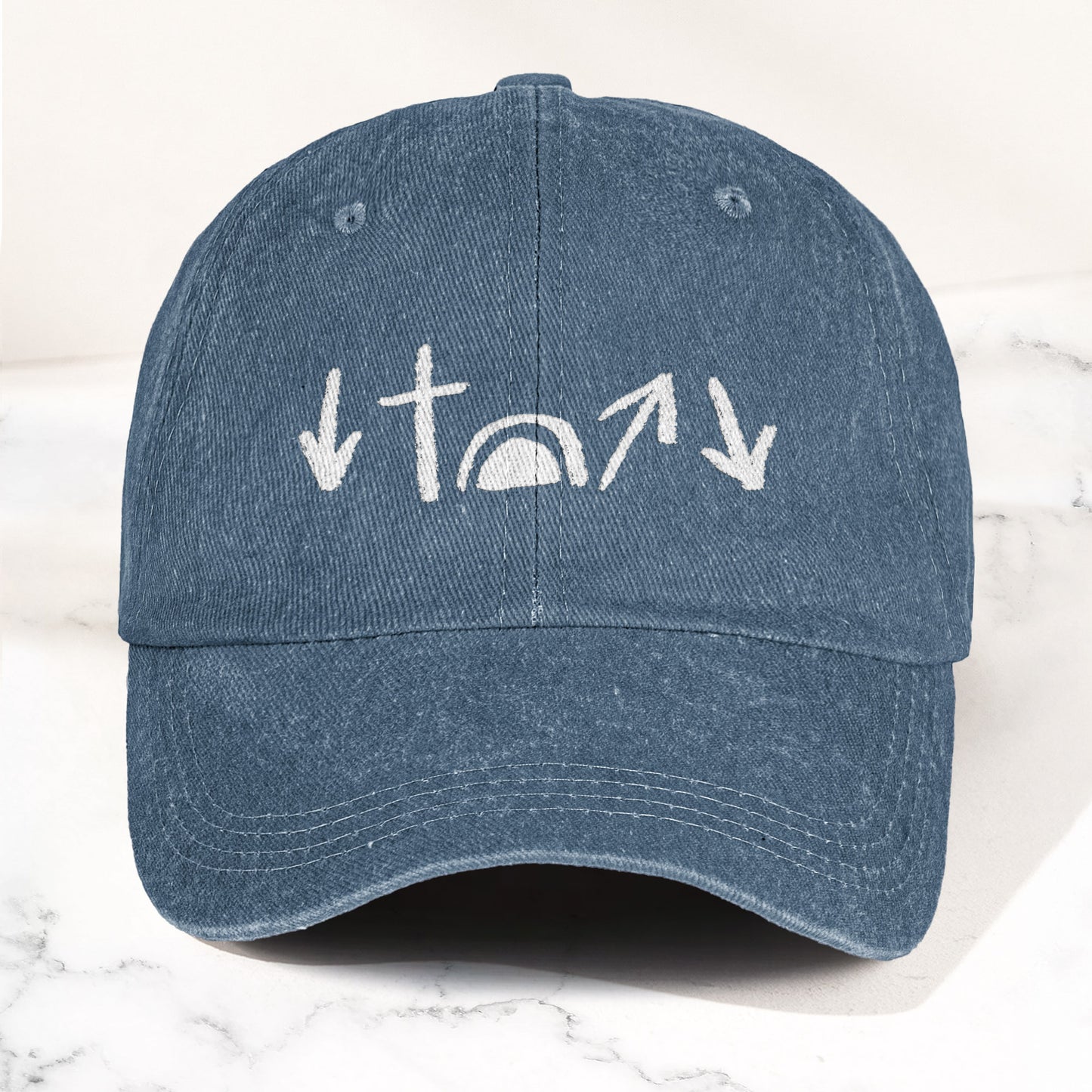 The Story Of Jesus Denim Cap – Vintage Dad Cap Gift For Dad (With Box)