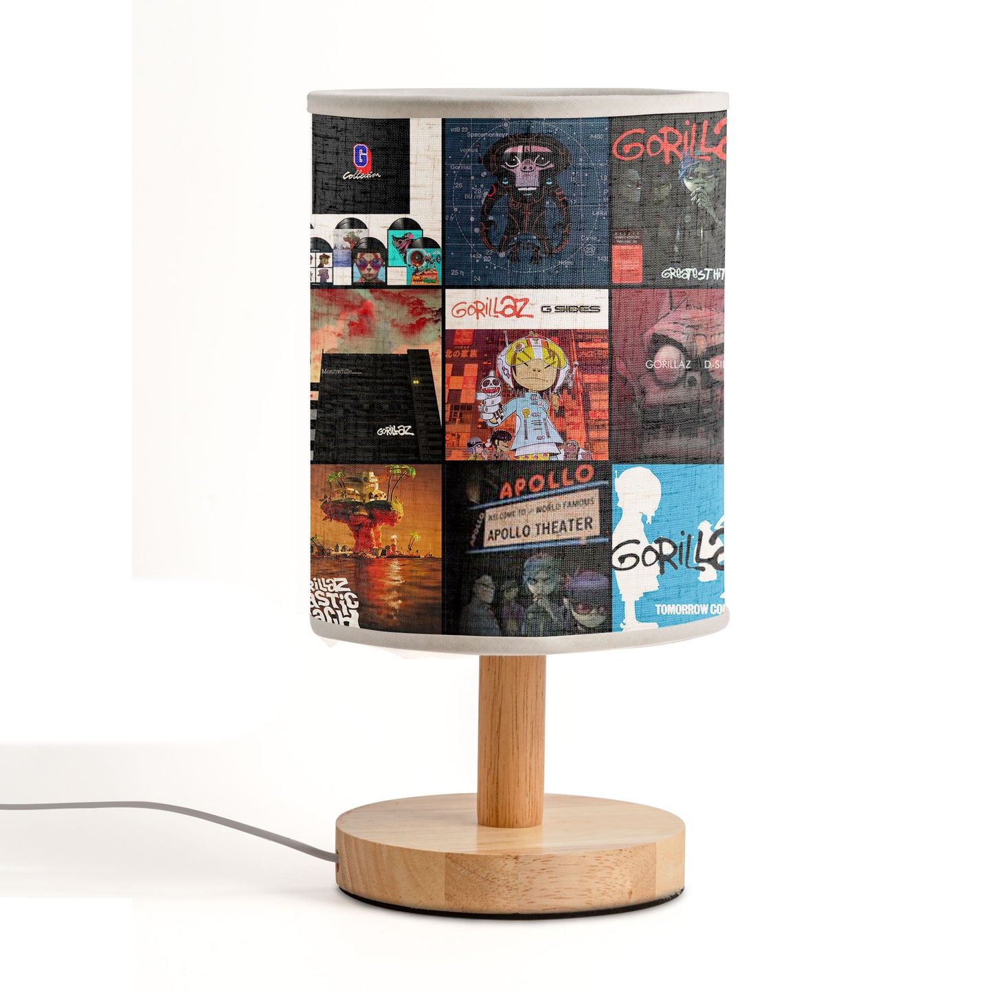 Gorillaz Fabric Lamp – Virtual Band Vibes