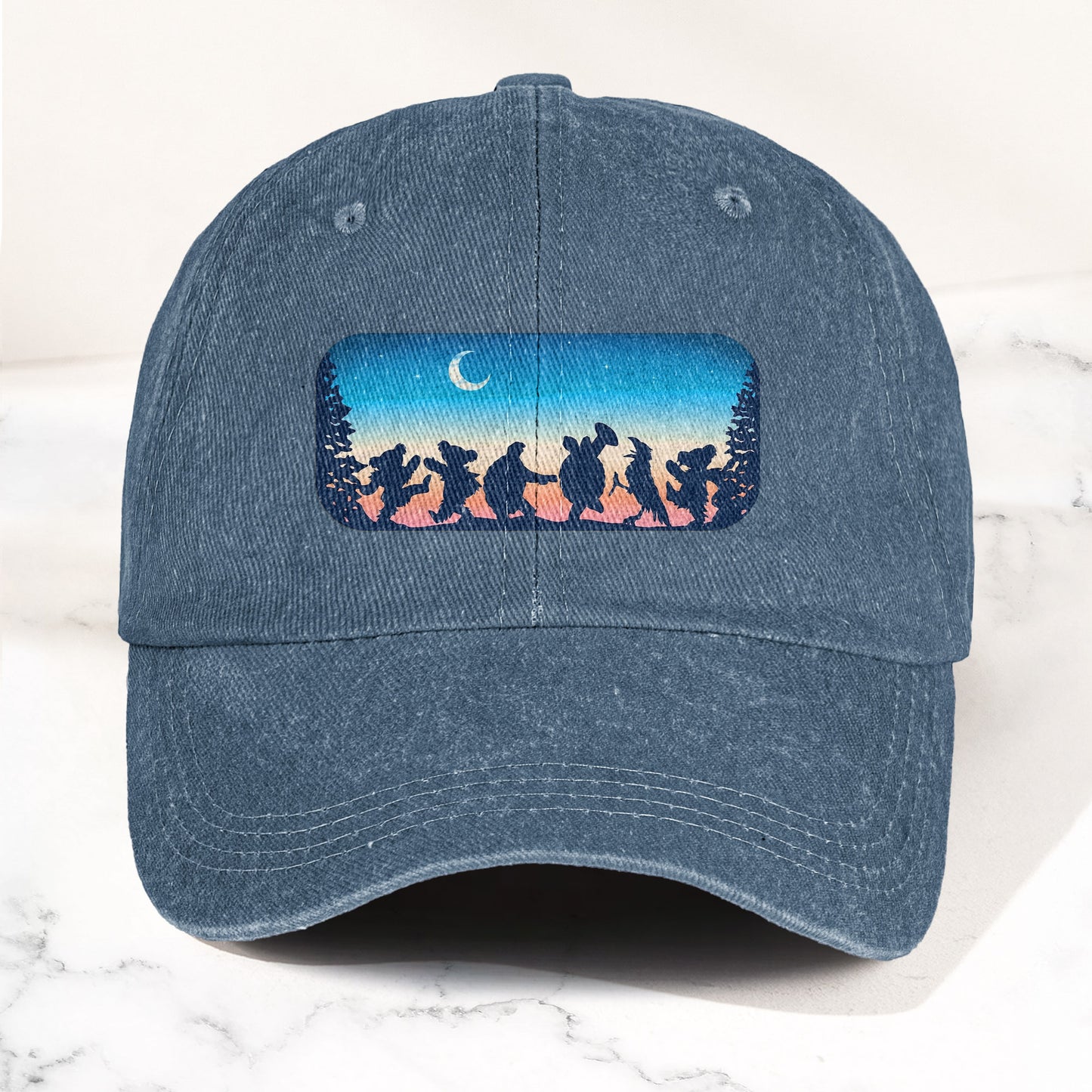 Grateful Dead Moondance Denim Cap – Vintage Music Grateful Dead Merch Gift for Dad (With Box)