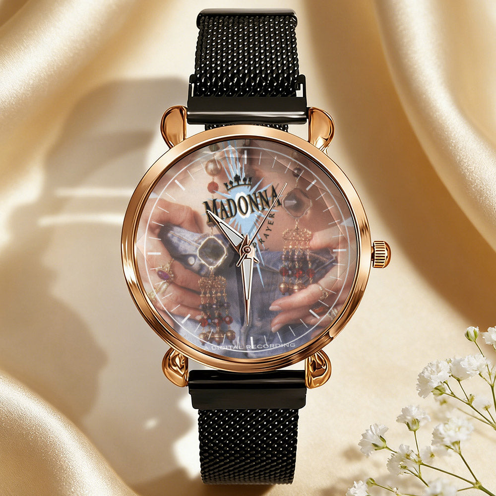 Madonna Vintage Portrait Watch – Classic Pop Star Design Available