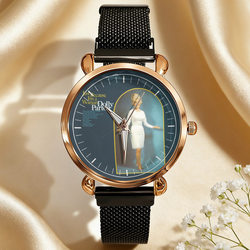 Dolly Parton Vintage Portrait Watch – Classic Country Icon Design Available