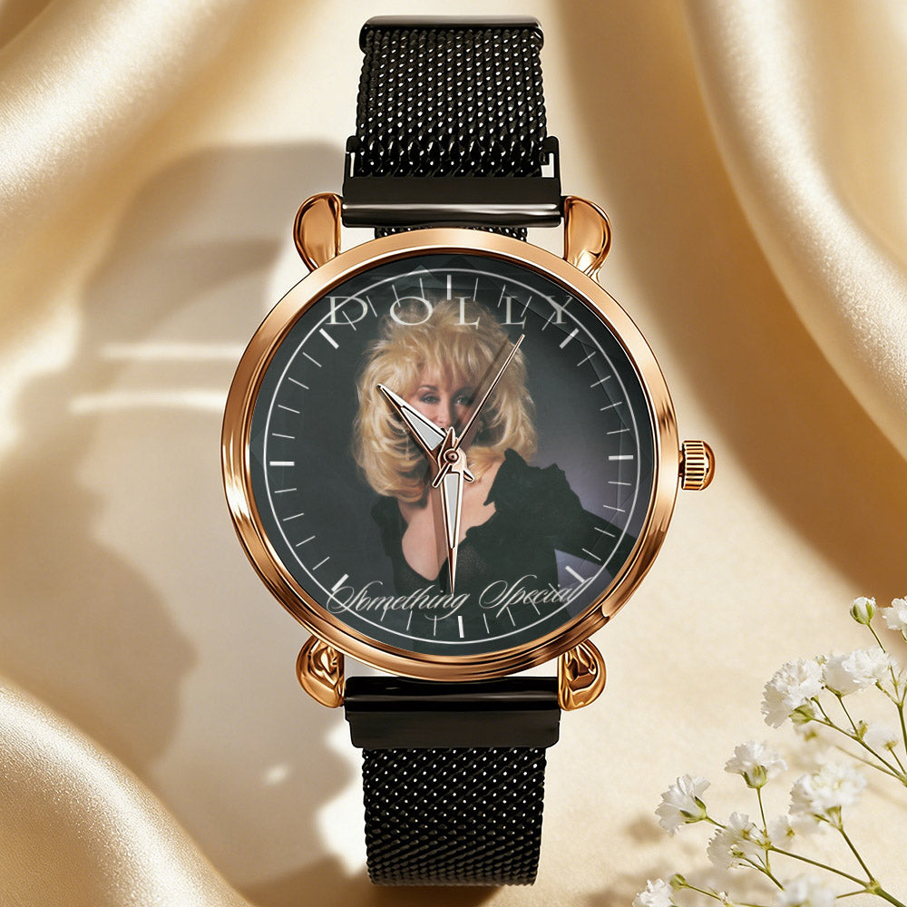 Dolly Parton Vintage Portrait Watch – Classic Country Icon Design Available