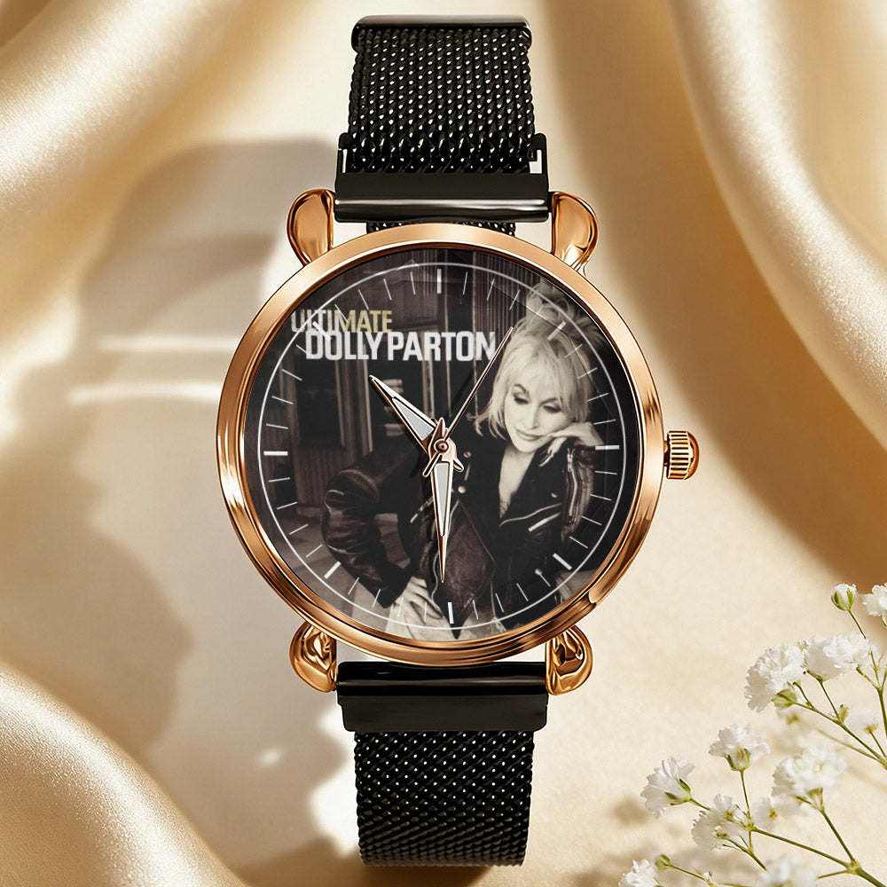 Dolly Parton Vintage Portrait Watch – Classic Country Icon Design Available