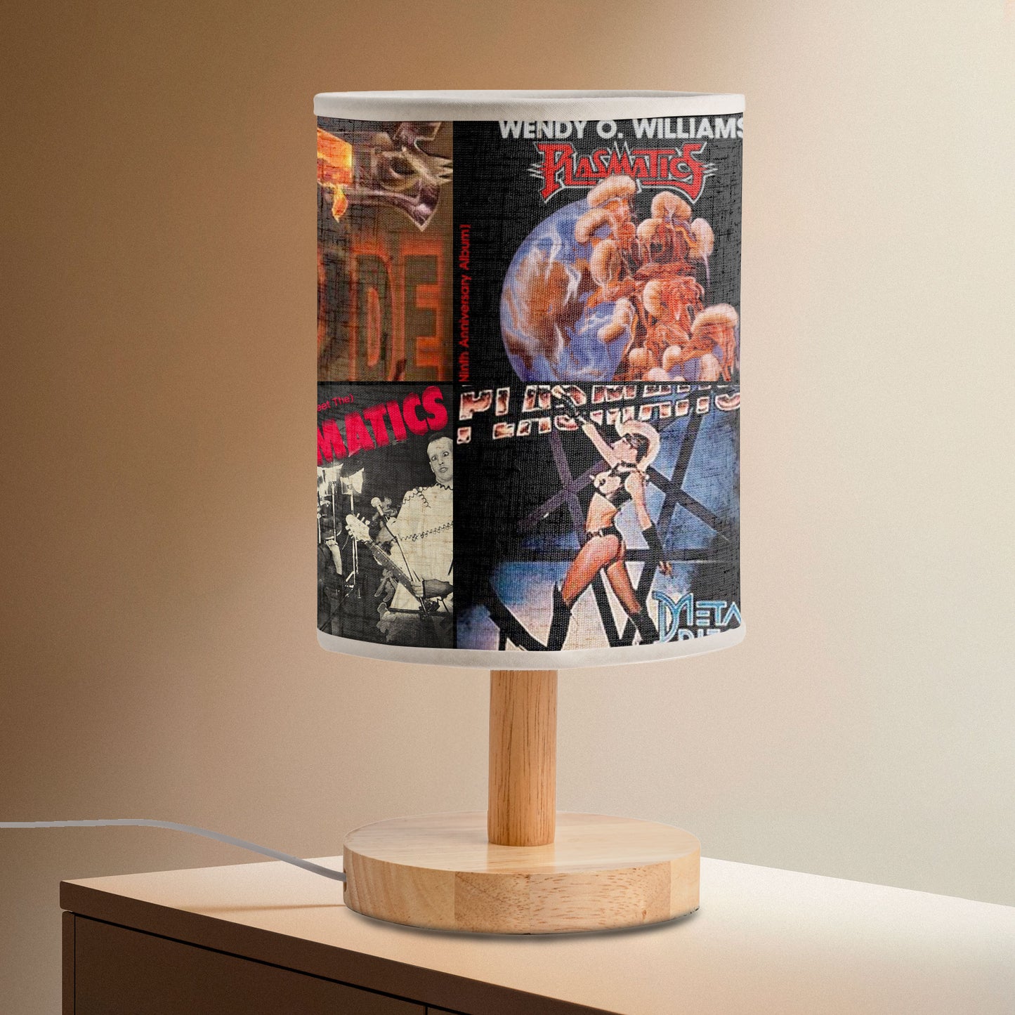 Plasmatics Album Cover Lamp – Punk Rock & Metal Nostalgia Decor