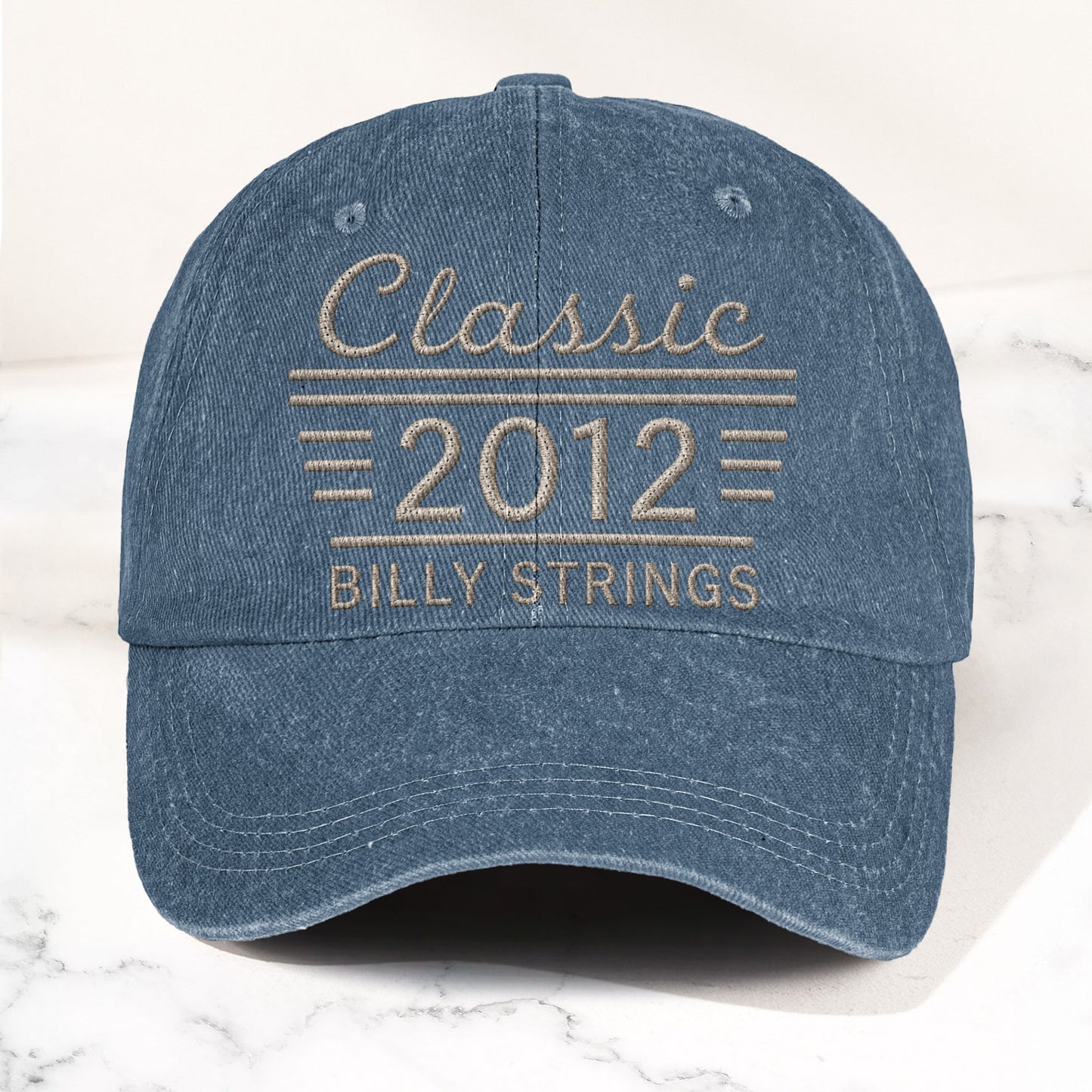 Billy Strings Classic 2012 Est Bluegrass Music Merch Denim Cap – Retro Vintage Dad Cap Gift For Dad (With Box)