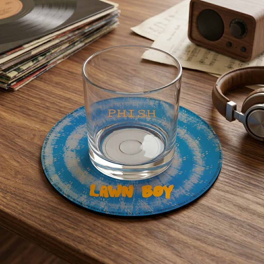 Music Album Coaster Set – Ceramic, Gift for Music Lovers