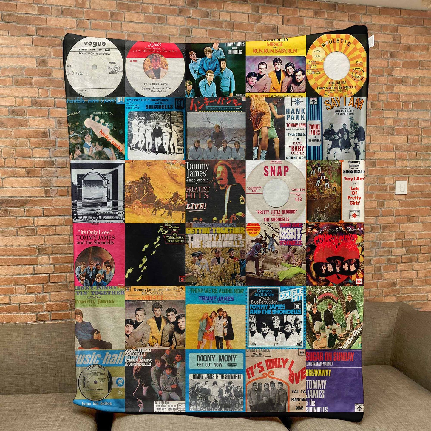Tommy James & The Shondells Sherpa Blanket – Vintage Hits & Classic Singles Tribute