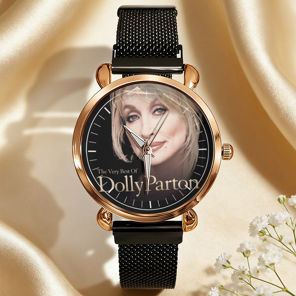 Dolly Parton Vintage Portrait Watch – Classic Country Icon Design Available