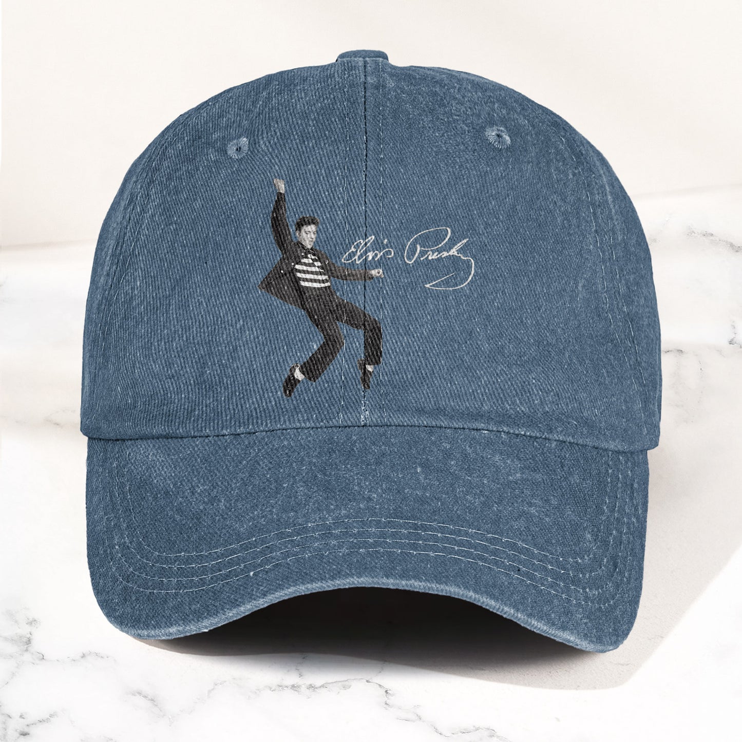 Elvis Presley Jailhouse Rock Pose Hat – Classic Rock Music Tribute Cap (With Box)