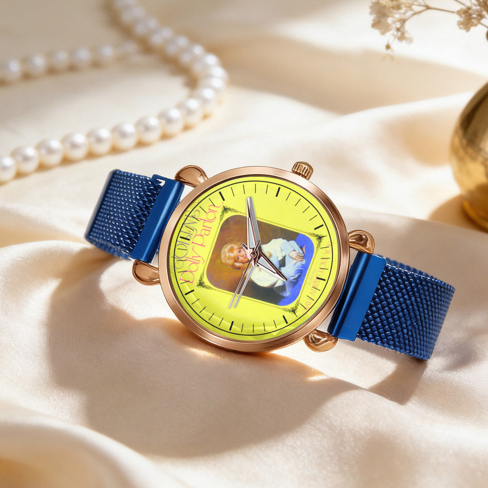 Dolly Parton Vintage Portrait Watch – Classic Country Icon Design Available
