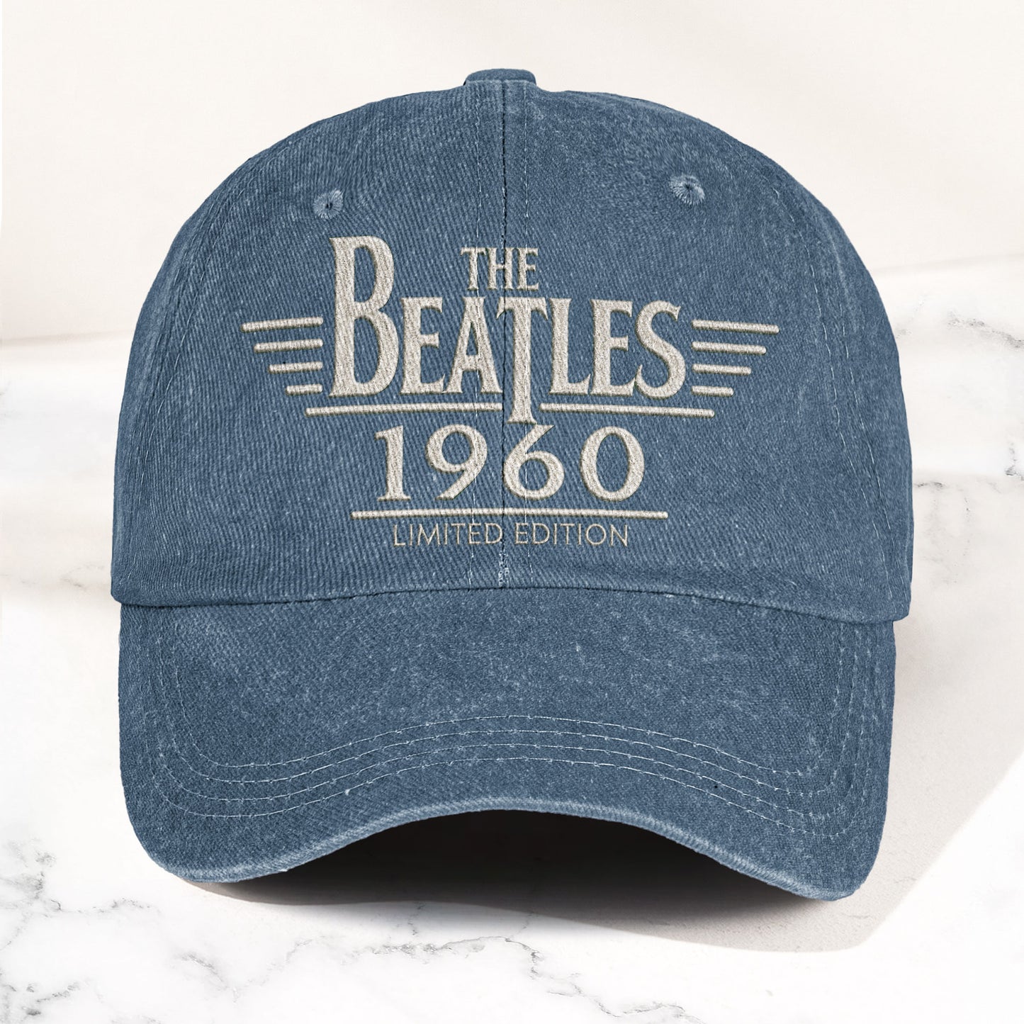 The Beatles 1960 Est Denim Cap – Vintage Dad Cap Gift For Dad (With Box)