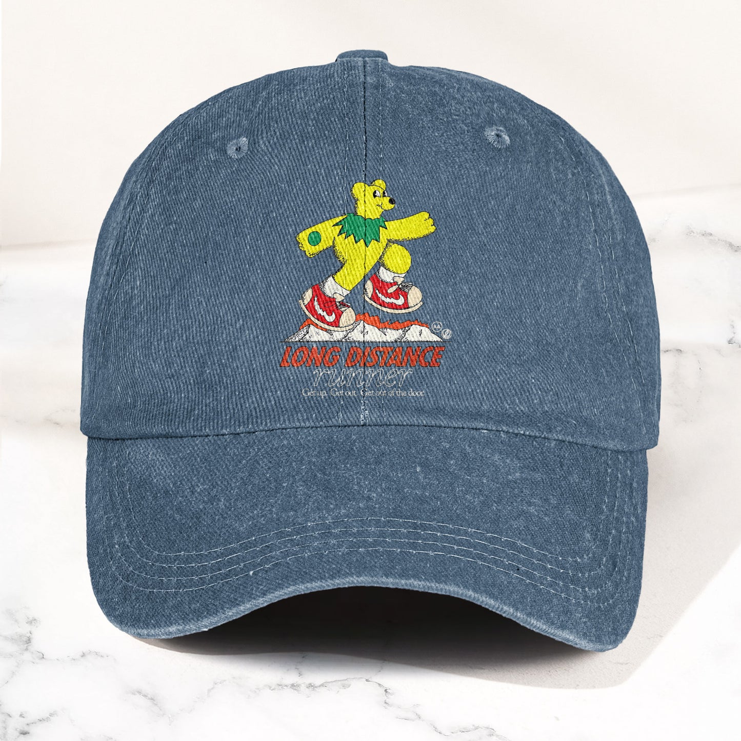 Long Distance Runner Denim Cap – Grateful Dead Merch Dad Hat (With Box)