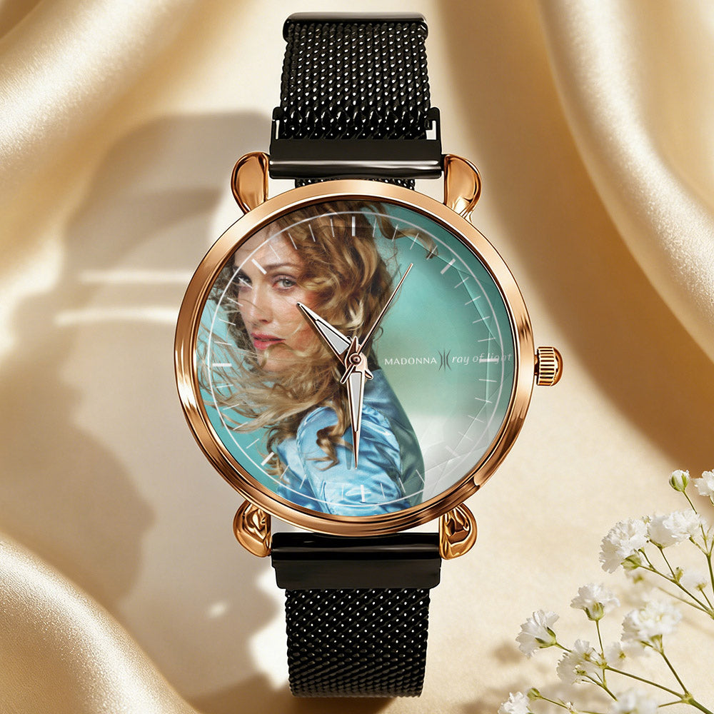 Madonna Vintage Portrait Watch – Classic Pop Star Design Available