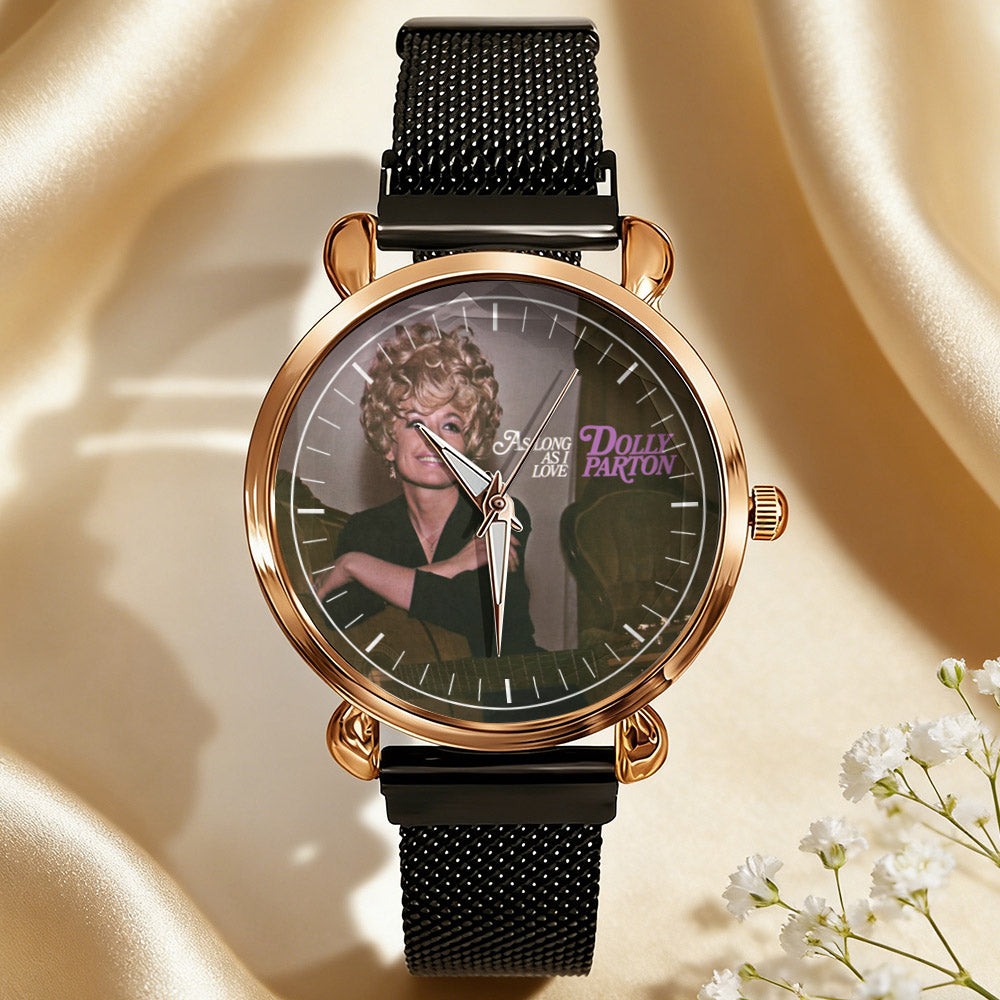 Dolly Parton Vintage Portrait Watch – Classic Country Icon Design Available