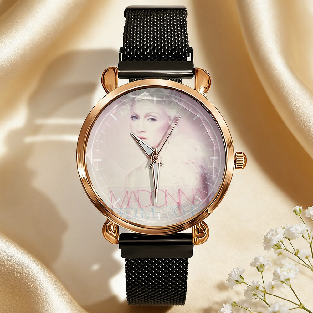 Madonna Vintage Portrait Watch – Classic Pop Star Design Available