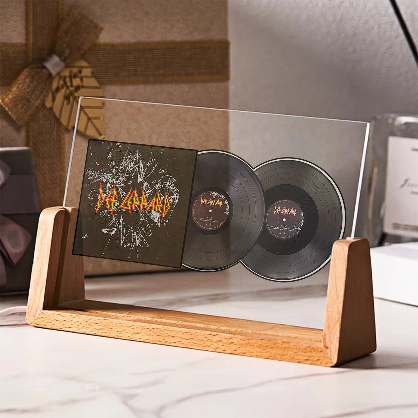 Def Leppard Hysteria Acrylic Light – Iconic Rock Album Vinyl LED Display