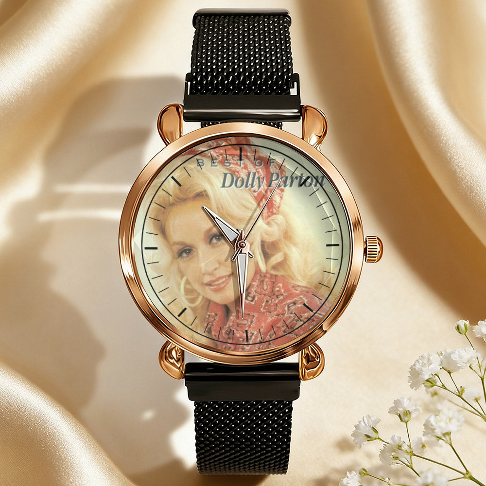 Dolly Parton Vintage Portrait Watch – Classic Country Icon Design Available