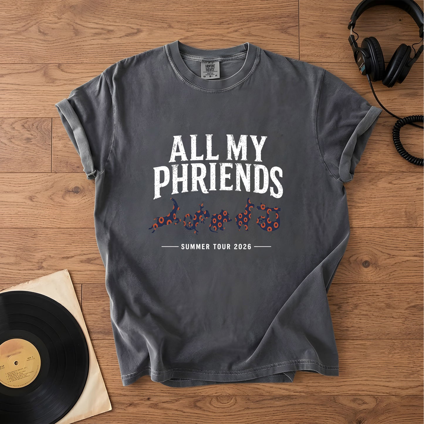 All My Phriends Phish Summer Tour 2026 T-Shirt – Retro Rock Music Phish Bands Merch Tee
