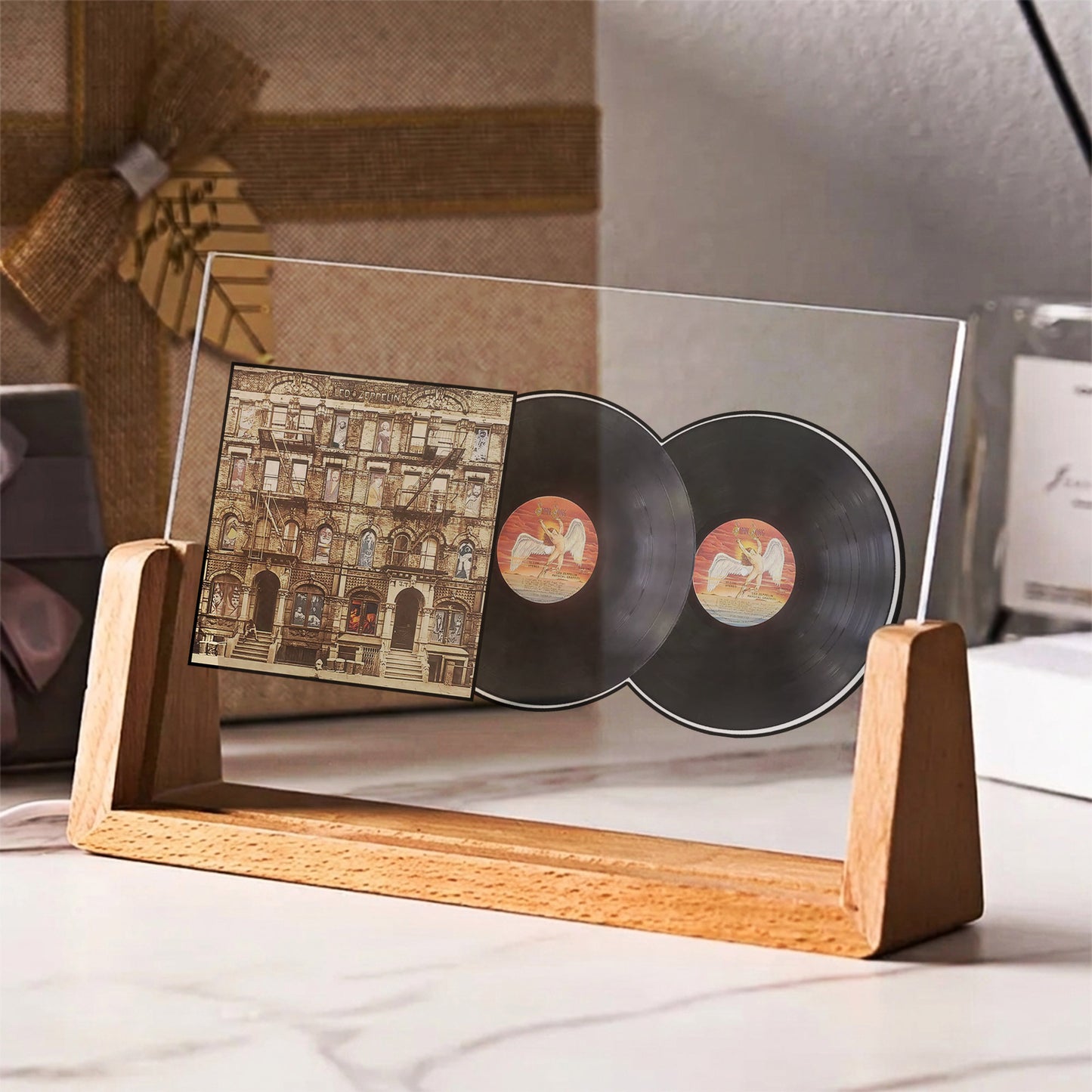 Led Zeppelin Physical Graffiti Acrylic Light – Iconic Double Album Vinyl LED Display
