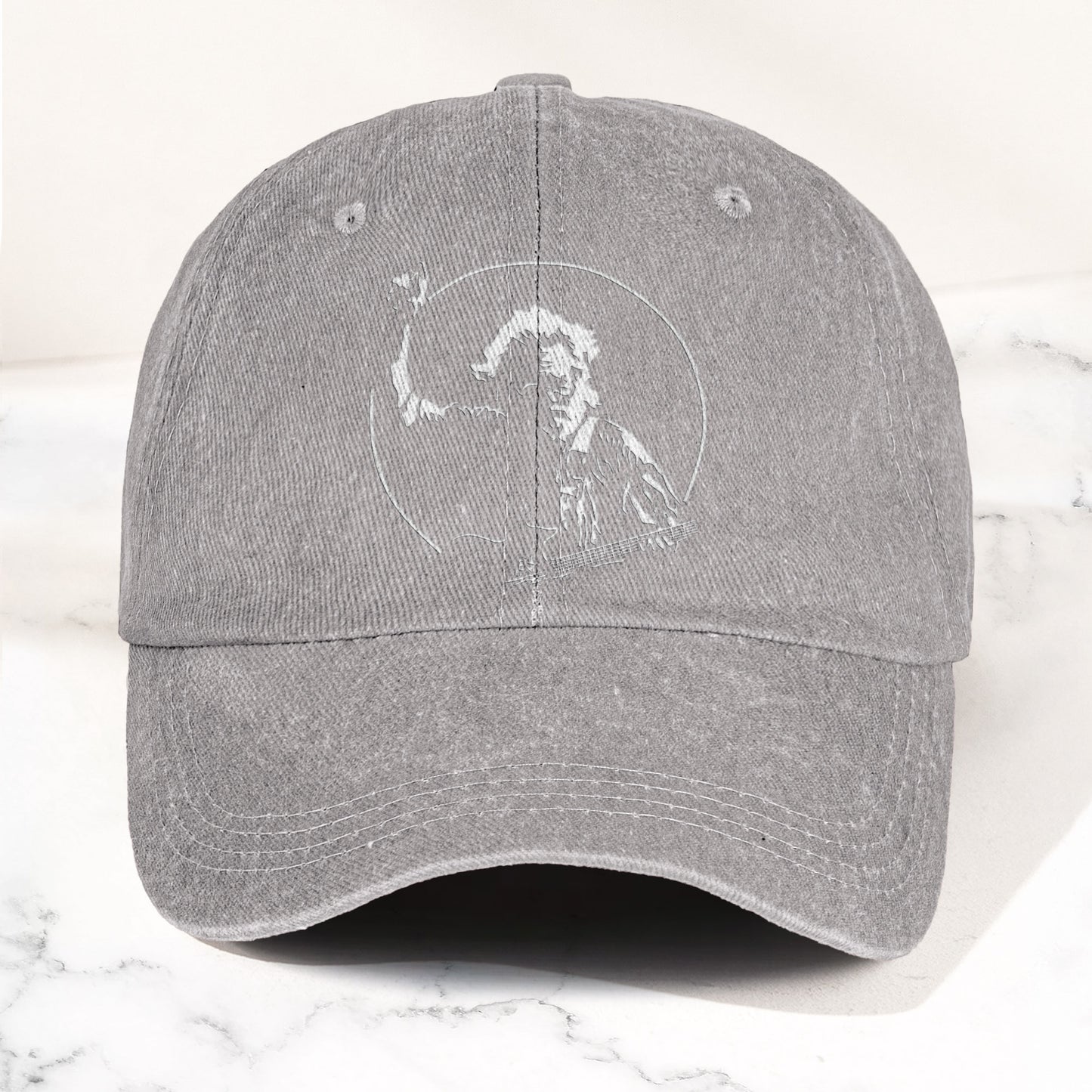 Jerry Garcia Denim Cap – Grateful Dead Merch Dad Hat (With Box)
