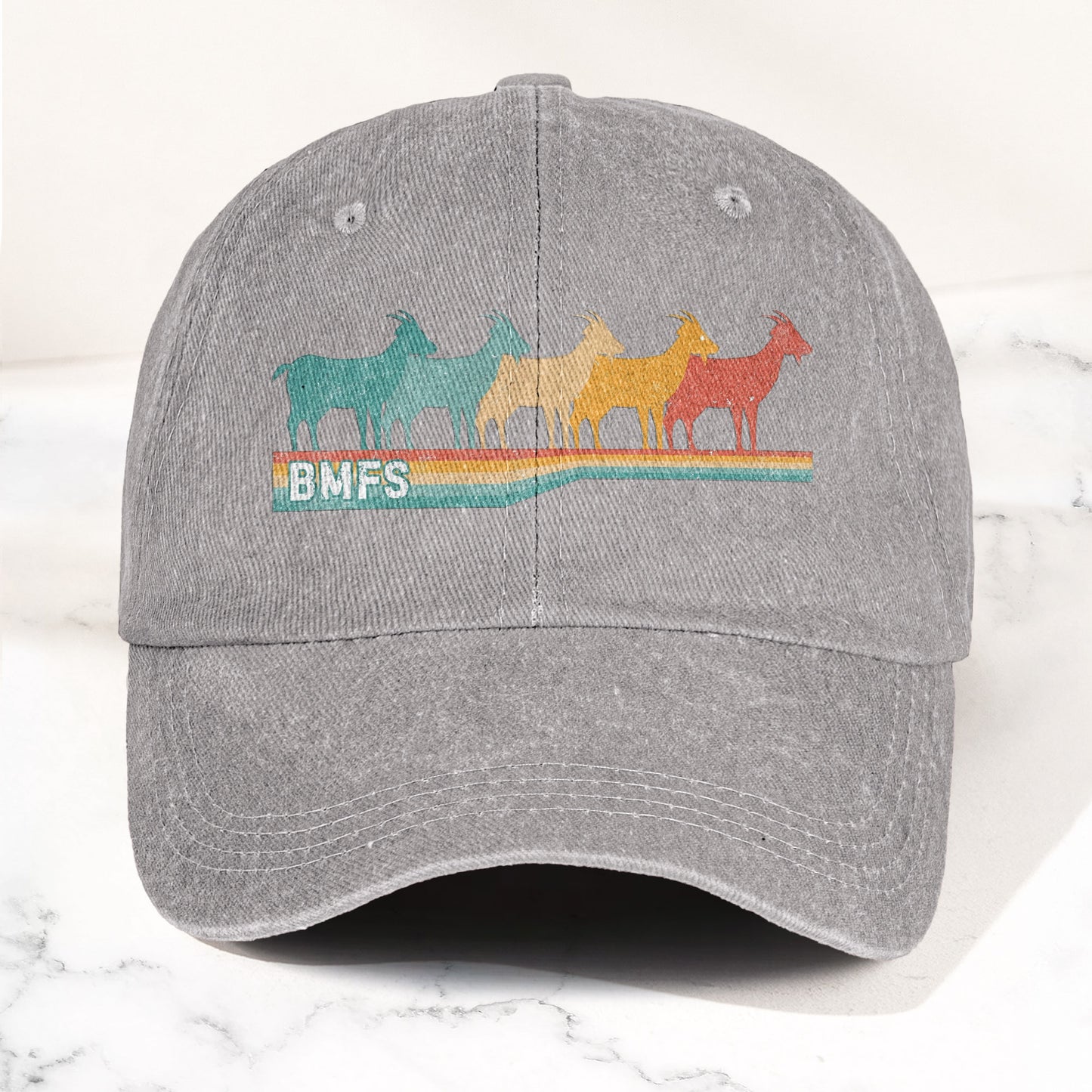 Billy Strings Cosmic Bluegrass BMFS GOAT Retro Vintage Music Merch Denim Cap – Retro Vintage Dad Cap Gift For Dad (With Box)