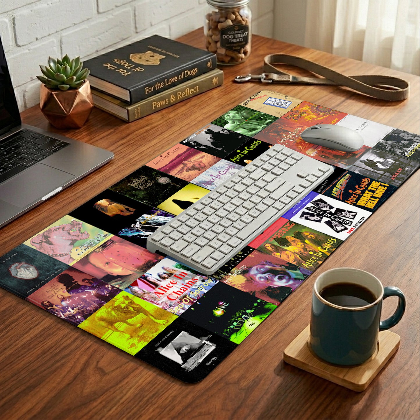 Alice in Chains Print Desk Mat – Non-slip Home Office Gift Keyboard Pad Birthday Gift For Music Lovers