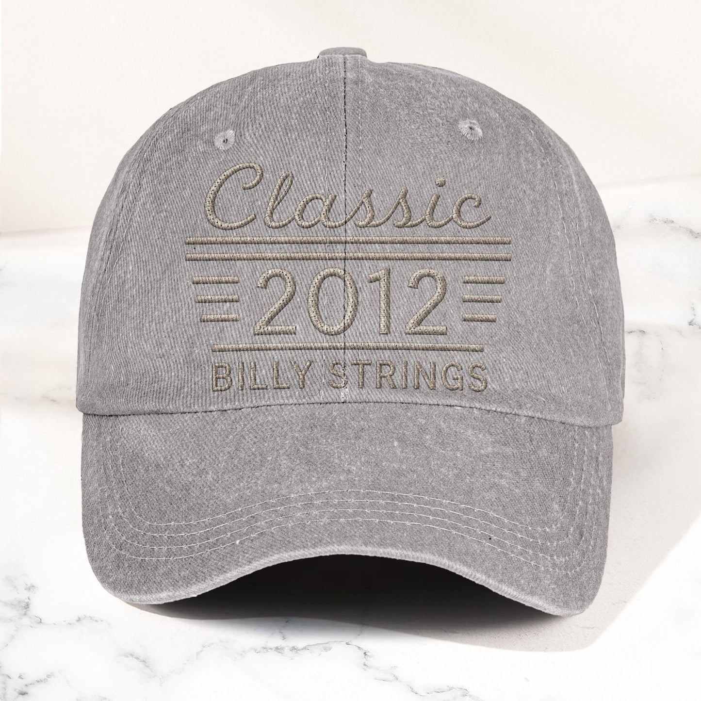 Billy Strings Classic 2012 Est Bluegrass Music Merch Denim Cap – Retro Vintage Dad Cap Gift For Dad (With Box)