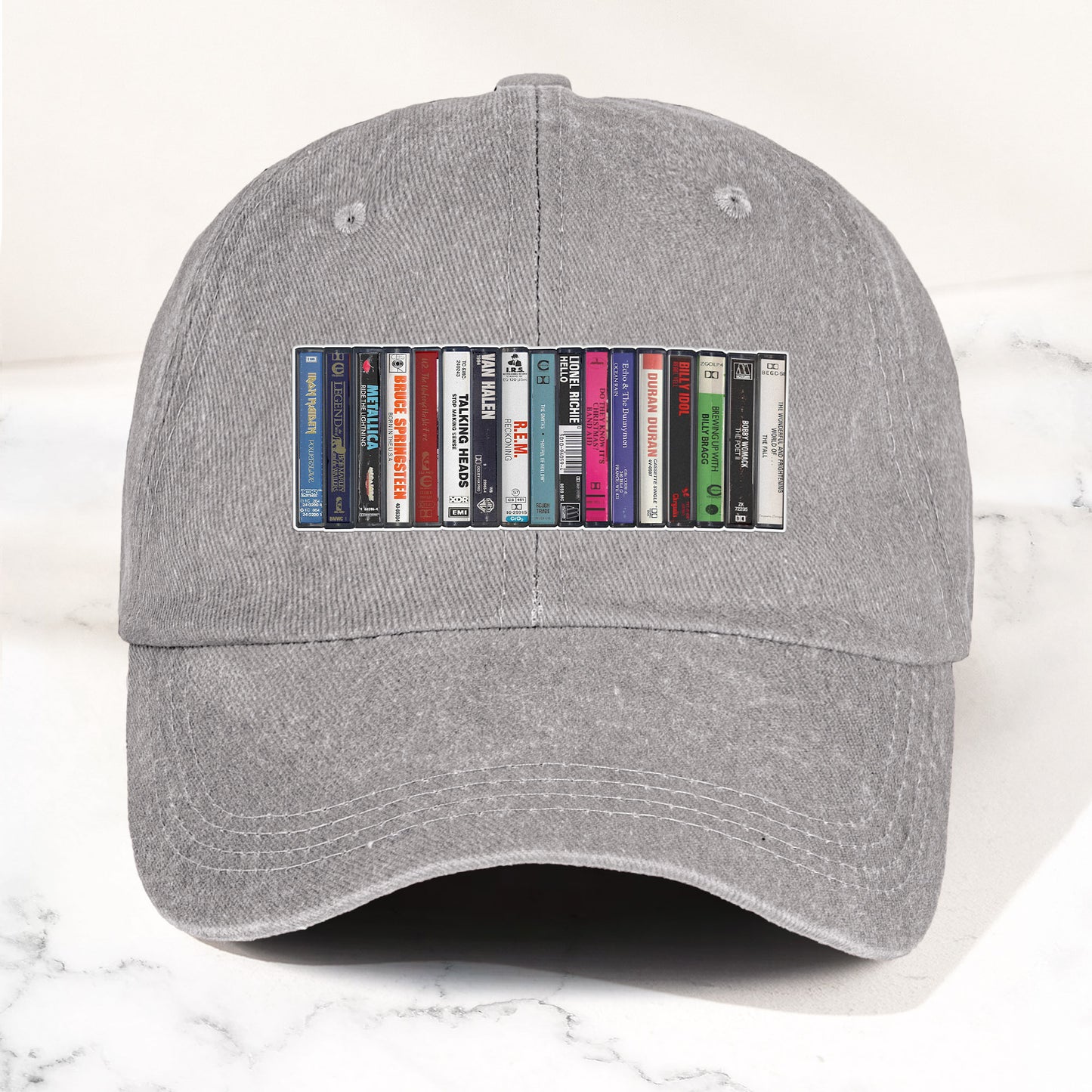 The Beatles Denim Dad Cap – Cassette Album Collection Vol.2 Design ( With BOX)