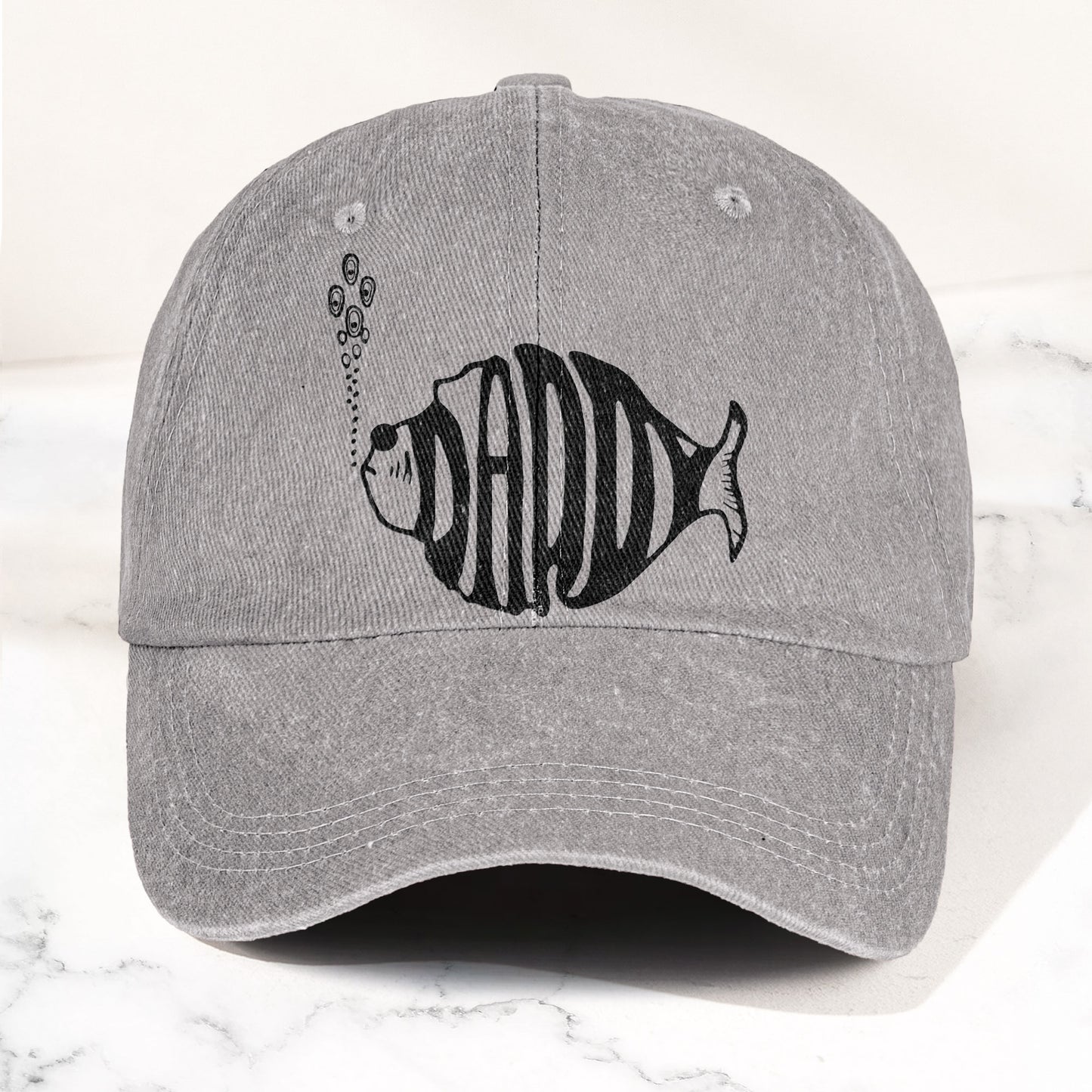 Phish Daddy Fish Logo Denim Cap – Retro Music Fan Concert Cap Gift For Dad Father's Day (With Box)