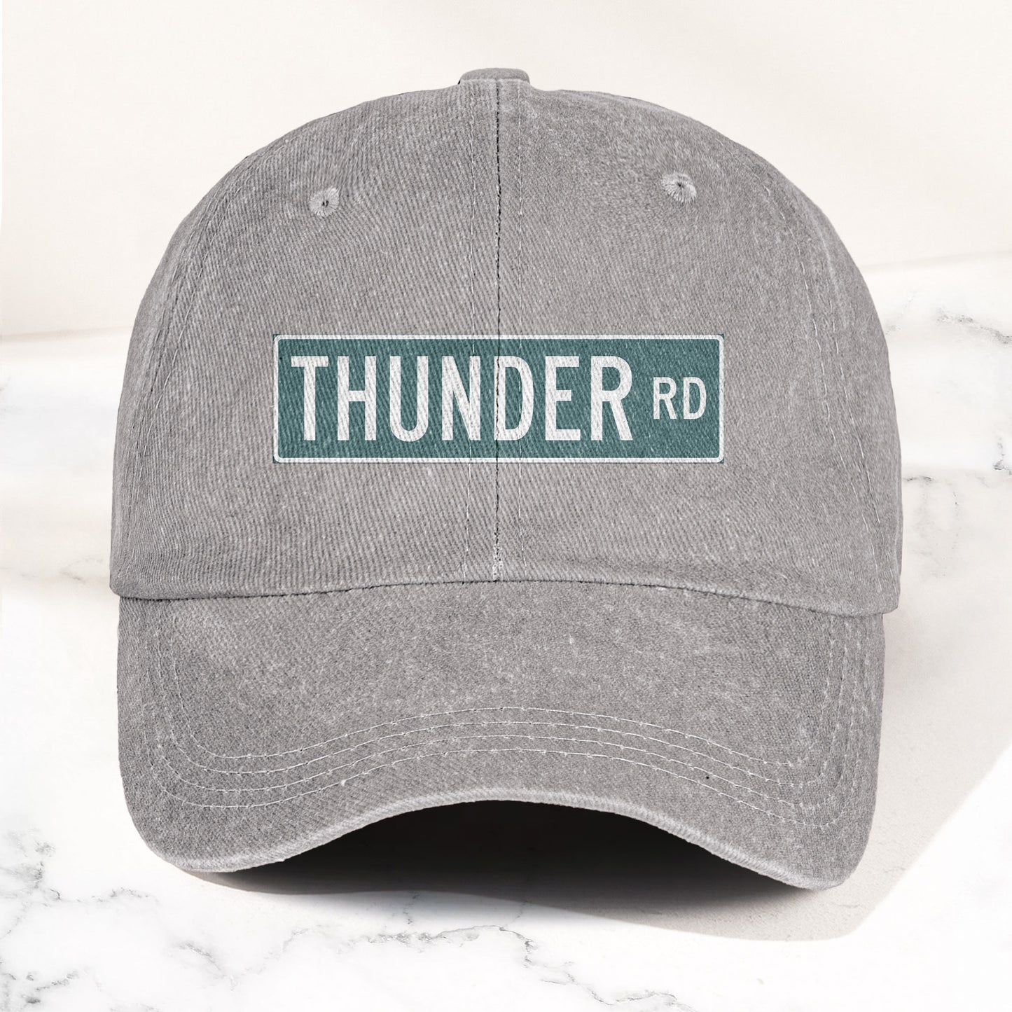Bruce Springsteen Thunder RD Sign Denim Cap – Retro Rock Music Fan Cap (With Box)