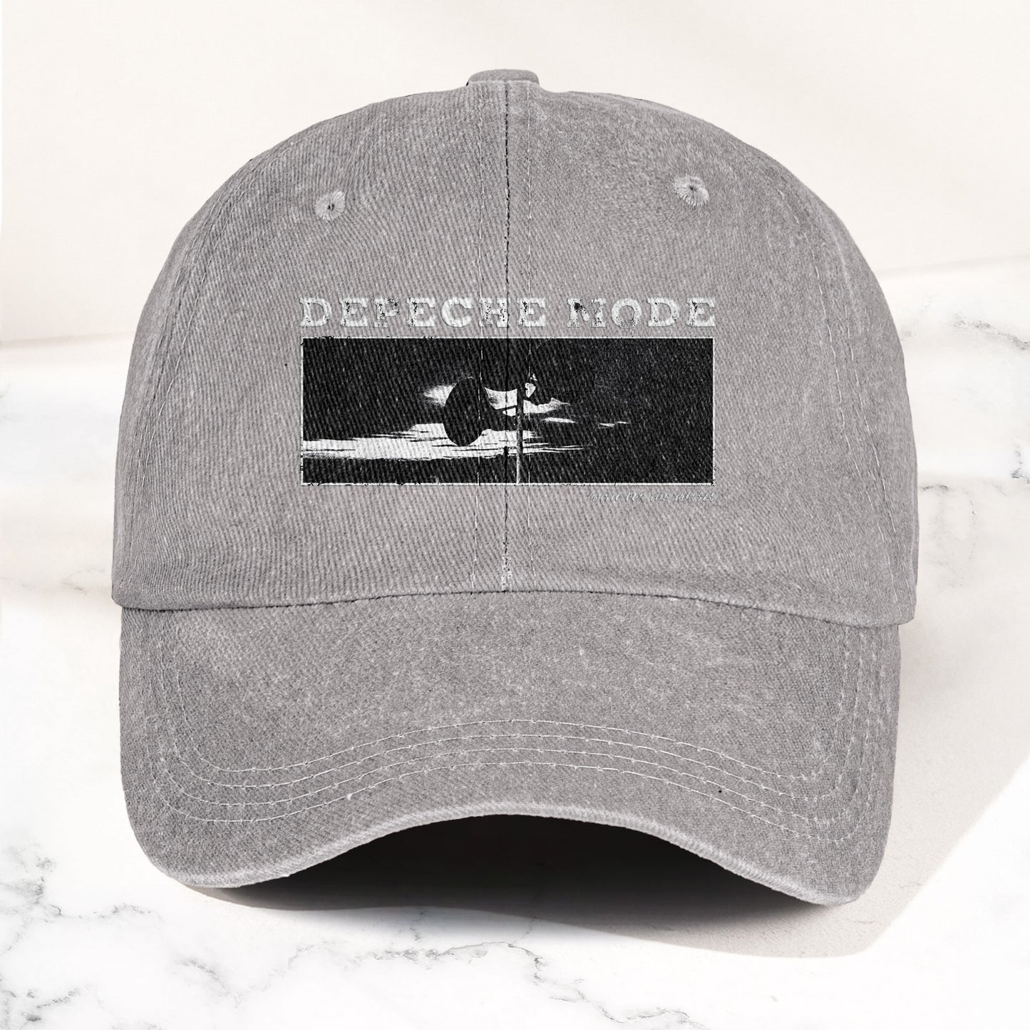 Music for the Masses Denim Cap – Retro Depeche Mode Merch Dad Hat (With Box)