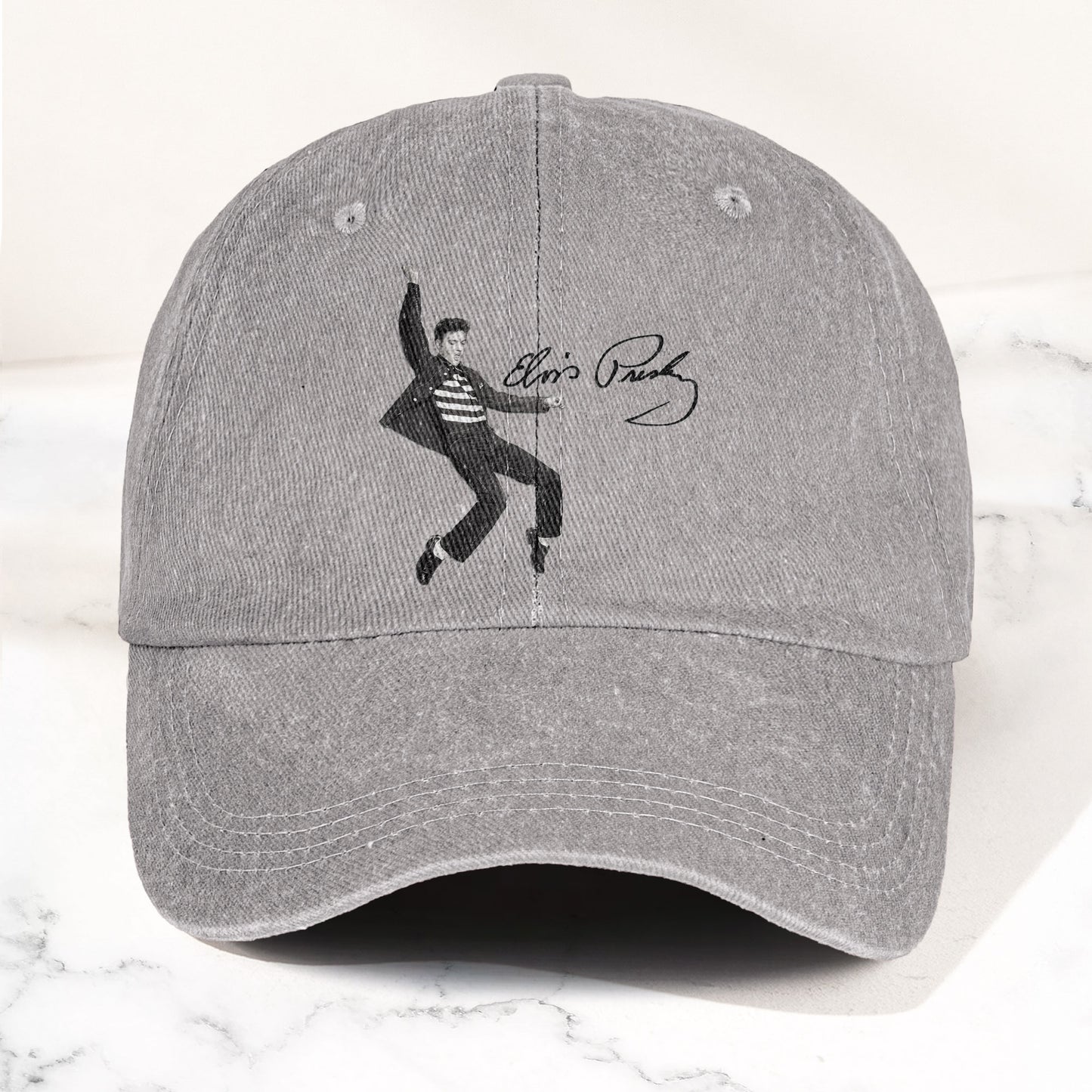 Elvis Presley Jailhouse Rock Pose Hat – Classic Rock Music Tribute Cap (With Box)